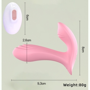 Vibrator OEM Sextoy 10 Kecepatan dengan Remote Control, Mainan Seks Dewasa, Vibrator Celana Dalam yang Dapat Dipakai dengan Remote, Vibrator Sit and Ride - Product Image 3