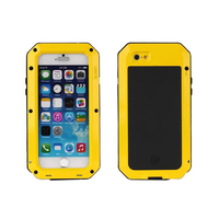 Étui en métal robuste de qualité militaire pour iPhone 6 6P, housse antichoc, étui étanche