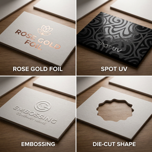 Biglietti di ringraziamento personalizzati <span class=keywords><strong>a</strong></span> forma di arco per aziende: Stampa CMYK, logo e codice QR su cartoncino laminato - Product Image 3