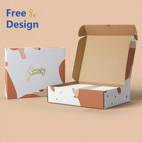 Cajas de Embalaje de Cartón Corrugado para Comercio Electrónico con Logotipo Personalizado en Relieve, Hechas con Materiales Reciclados Biodegradables, Venta al Por Mayor