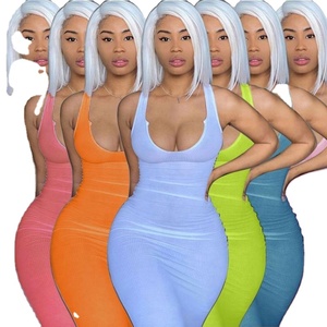Custom Casual Prom Summer <b>Dress</b> Women S Female Clothing Clothes - Product Image 1
