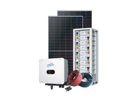 Prix de gros 30kW ~ 60kW Système d'alimentation en énergie solaire onduleur hybride avec panneaux mono pour grande maison et usage commercial