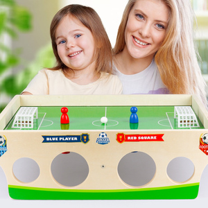 <span class=keywords><strong>Gioco</strong></span> di <span class=keywords><strong>Calcio</strong></span> Balilla in Legno, Blocchi da Costruzione Assemblabili, Figurine Sportive, Campo da Basket, Vendita Transfrontaliera - Product Image 2