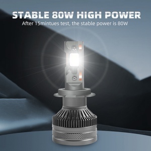 Led Bulb Sanvi V3 120W 12V Super Bright LED Headlights Powerful H4 H7 Bulb With 6000K Color Temperature - Product Image 2