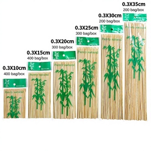 Factory Wholesale 2.5mm <strong>Disposable</strong> Bamboo <strong>Barbecue</strong> Sticks for <strong>Barbecue</strong> +86 15060716040 - Product Image 1