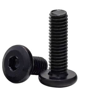 Black Carbon Steel Chamfered Hex Socket Screws M5 M6 M8 For Wood Furniture Construction Industry Grade A Class 8.8 GBT - Product Image 3