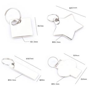 Llavero con etiqueta de <span class=keywords><strong>metal</strong></span> personalizada para perro, llavero con forma de corazón redondo cuadrado, tarjeta antipérdida, grabado láser para número de teléfono móvil - Product Image 5