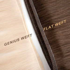 หนังกําพร้าวาดคู่ชิดผมเวอร์จินสลาฟรัสเซียมือผูกไมโครห่วงลูกปัดใหม่อัจฉริยะสิ่งทอต่อผมผมมนุษย์ - Product Image 6