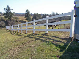 Pferde zaun mit <span class=keywords><strong>3</strong></span> schweren Schienen 4 Schienen 5 Schienen für Pferde rennbahn Rennstrecke - Product Image 6