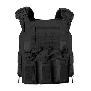 Gilet de transport de plaques en polyester léger avec système de dégagement rapide et MOLLE pour l'entraînement en plein air et la protection personnelle - Product Image 4
