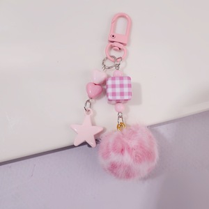 Femmes mignon léopard pour l'amour petite boule <span class=keywords><strong>de</strong></span> fourrure <span class=keywords><strong>porte</strong></span>-clés pendentif nouveau Airpods étui <span class=keywords><strong>de</strong></span> protection <span class=keywords><strong>porte</strong></span>-clés en plastique avec sac suspendu - Product Image 5