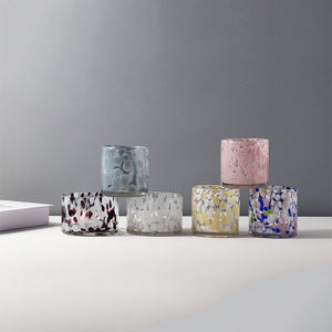 Kualitas Terjamin Teknologi Tiup Kaca Silinder Unik Harga Grosir Tempat Lilin Kaca - Product Image 4