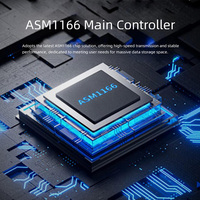 Carte d'extension fiable ASM1166 M.2 NVMe vers 6 ports 3.0 pour NAS Synology, prend en charge le branchement à chaud et le RAID, PCIe 3.0 x2, avec dissipateur thermique