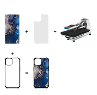 Coques de téléphone en TPU antichoc pour sublimation en gros pour 16/15 Pro, conception DIY, blancs pour sublimation 2D