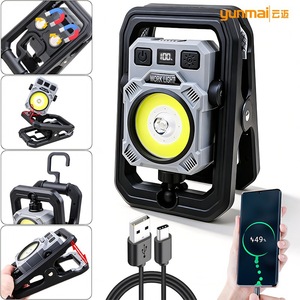 ไฟคลิป LED แบบมีตะขอและแม่เหล็ก หมุนได้ 360 องศา ไฟสำหรับตั้งแคมป์ ชาร์จผ่านพอร์ต USB Type C - Product Image 4