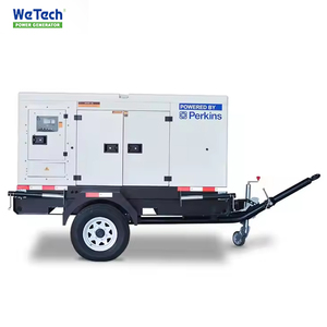 เครื่องกำเนิดไฟฟ้า 5kva 10kva 25kva 30kva 50kva 60kva 800kva 1000kva แบบสามเฟส ติดตั้งบนรถพ่วง แบบเงียบ สำหรับบ้าน รุ่น WTC-25GF - Product Image 1
