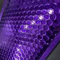 Offre Spéciale personnalisé violet métallique feuille bulle enveloppe auto-scellante étanche écologique emballage cadeau mousse rempli enveloppe courrier