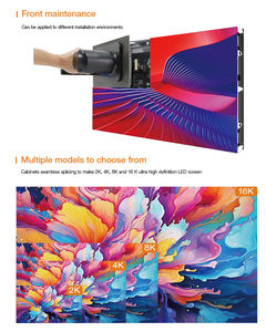 Écran LED intérieur ultra-fin UE 8K P0.7 Micro Cob, panneaux d'affichage vidéo LED, mur vidéo sans soudure pour cinéma maison - Product Image 2