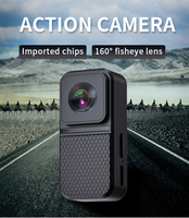 Cámara Corporal Ligera de 160 Grados para Exteriores, Cámara de Video con Grabación de Ojo de Pez de 1080P con Collar de Cuero para Gato