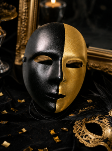 <span class=keywords><strong>Masque</strong></span> <span class=keywords><strong>de</strong></span> mascarade noir et or pour le visage entier, <span class=keywords><strong>masque</strong></span> vénitien pour le <span class=keywords><strong>carnaval</strong></span>, Halloween, cosplay, décorations <span class=keywords><strong>de</strong></span> fête - Product Image 5