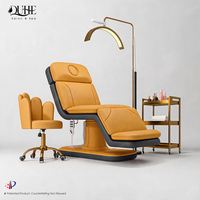 Table de massage de luxe sur mesure, 3 moteurs, électrique, pliable, lit de beauté incurvé, chaise esthétique hydraulique, lit pour extensions de cils