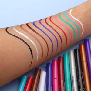 อายไลเนอร์แบบน้ำใหม่ 12 สี เมคอัพเนื้อแมตต์ แห้งเร็ว ติดทนนาน กันน้ำ - Product Image 3