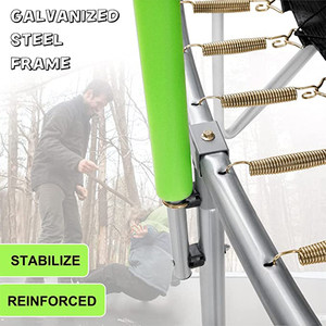 Fabricant professionnel de trampolines intérieurs pour enfants, trampolines commerciales extérieures de grande taille avec filet de protection - Product Image 3