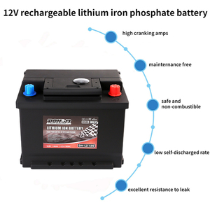 太阳能系统电池磷酸铁锂汽车电池40AH包启动停止lifepo4汽车电池 - Product Image 5