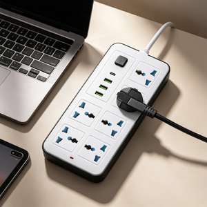 Child Safety Universal Electric <strong>Extension</strong> <strong>Socket</strong> with 6 Outlets 3 USB Ports 5M Cable Length Power Strip <strong>Extension</strong> for Home Use - Product Image 5