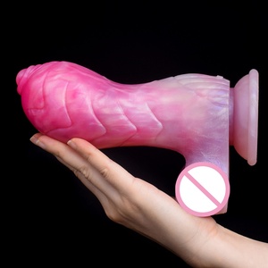 2023 NNSX Wholesale Hot Selling Mixed Color Fantasy Horse <b>Dildo</b> Anal Plug Sex Toys for Women - Product Image 5