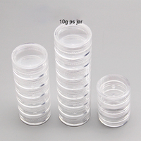 Grosir Kualitas Tinggi 5 Gram 10 Gram 5G 10G 5 Ml 10 Ml 10 Ml PS 5 Ml Dapat Ditumpuk Plastik Bening Toples Kosmetik dengan 5 Lapis 6 Lapis