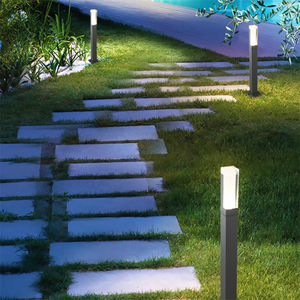 Decoración <span class=keywords><strong>de</strong></span> césped al aire libre IP65 impermeable paisaje bolardo luz blanca cálida Led jardín luz <span class=keywords><strong>farola</strong></span> LED para exterior - Product Image 5