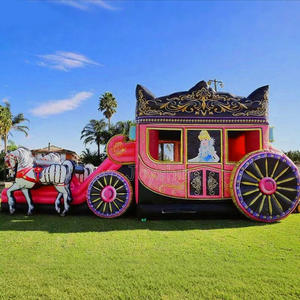 <span class=keywords><strong>Castillo</strong></span> Inflable con Tobogán, Diseño <span class=keywords><strong>de</strong></span> Carruaje <span class=keywords><strong>de</strong></span> <span class=keywords><strong>la</strong></span> <span class=keywords><strong>Princesa</strong></span> <span class=keywords><strong>Cenicienta</strong></span>, para Niños - Product Image 6