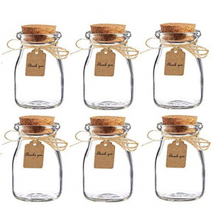 Barattoli in Vetro Trasparente per Marmellata, Alimenti per Bambini e Zucchero con Coperchio in Plastica, Capacità 50ml, Colore Personalizzabile - Product Image 5