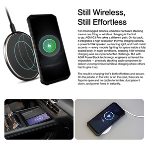 G3 PRO Android 15 แบตเตอรี่ 10000mAh หน้าจอ 120Hz แรม 12GB+512GB (เพิ่มได้สูงสุด 1TB) รองรับการชาร์จไร้สาย โทรศัพท์มือถือสมาร์ทโฟน 5G โทรศัพท์แบบทนทาน - Product Image 6