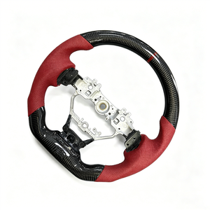 Volant en fibre de carbone RPPF Integrity Service avec éléments rouges forgés pour <span class=keywords><strong>Lexus</strong></span> IS250 IS300 IS350/RCF F Sport 2014+ - Product Image 2