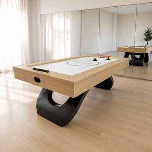 <span class=keywords><strong>Table</strong></span> <span class=keywords><strong>de</strong></span> jeux multifonction 3-en-1 d'intérieur : Air hockey, billard et <span class=keywords><strong>tennis</strong></span> <span class=keywords><strong>de</strong></span> <span class=keywords><strong>table</strong></span>, avec plateau repas, pour salle <span class=keywords><strong>de</strong></span> jeux et villa - Product Image 1