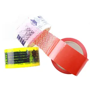 Special Anti-Tampering Anti-Theft Tape For Sealing Boxes Uncovering And Leaving The Words Printed Logo Anti-Counterfeiting Tape
