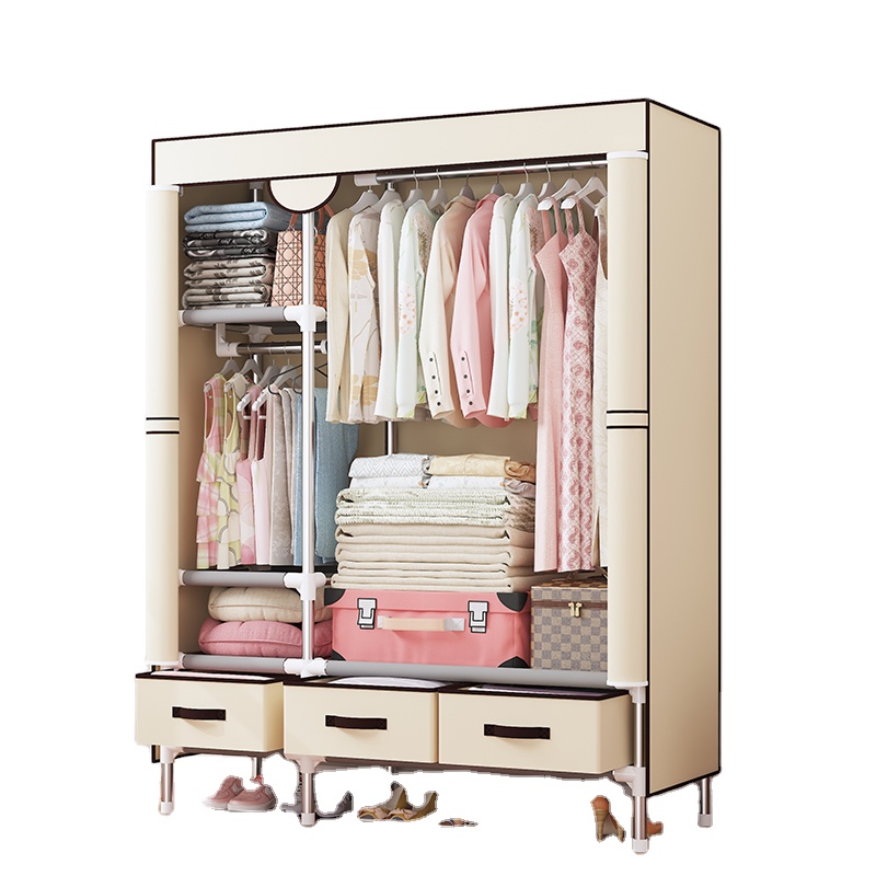 Домашний Органайзер, шкаф из оцинкованной трубы, шкаф из нетканого материала, держатели для хранения с ящиками