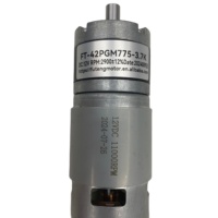 Kustomisasi FT-42PGM775 Gearbox Planetary Kecepatan Tinggi 42mm Motor DC 775 Brushed untuk Rumah Pintar, Sepeda Listrik, dan Robot