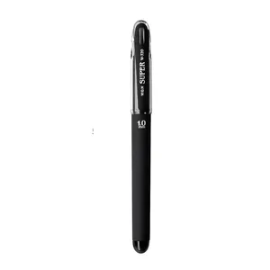{WQN} ブラックジェルペン1.00mmペン先ブラックインクたっぷりエクストラロングライティングハードペン書道ペン日常のライティングとオフィスでの使用