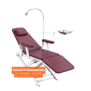 Sunny Electric <b>Mobile</b> Foldable Dental <b>Chair</b> with Cold Light LED Metal & Plastic Construction - Product Image 3
