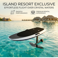 Planche de surf motorisée de luxe en fibre de carbone 8KW 45KM silencieuse avec hélice hydrofoil et navigation GPS pour sports nautiques (vente en gros)