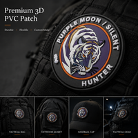 Patch en tissu personnalisé en PVC souple 3D gaufré, haute densité, écologique, multicolore, thermocollant, pour chapeaux, vente en gros sur mesure