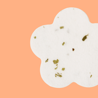 Tampons tonifiants pour le visage aux feuilles de thé lyophilisées, tampons tonifiants en gel à motif floral naturel