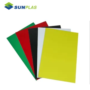 Sunpad abs lembaran plastik 5mm tebal warna ganda lembar bahan laris