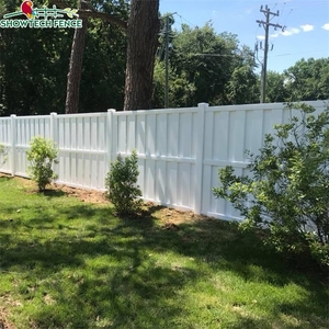 Panneaux de clôture en vinyle blanc de 6 pieds/8 pieds, boîte d'ombre, Offre Spéciale <span class=keywords><strong>Showtech</strong></span>, clôture de piquet fermé semi-privé, clôture d'intimité - Product Image 3