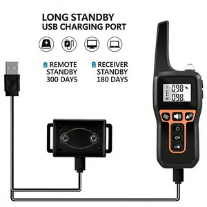 <span class=keywords><strong>Collier</strong></span> <span class=keywords><strong>de</strong></span> dressage <span class=keywords><strong>pour</strong></span> <span class=keywords><strong>chien</strong></span>, dispositif anti-aboiement à distance, entraîneur par vibration, sans choc, niveaux réglables, longue portée, rechargeable, étanche IPX7 - Product Image 2