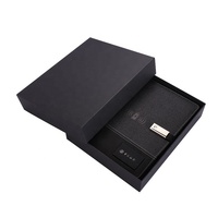 Journal électronique 2023 chargeur sans fil intelligent pour ordinateur portable en cuir avec batterie externe
