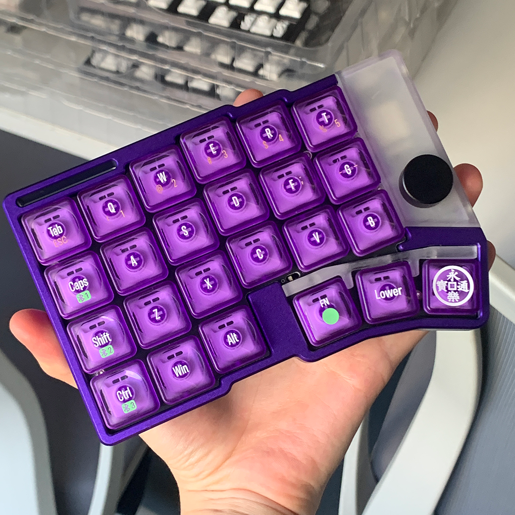 Jezail Funder Cornix Split Ergonomic Keyboard - Dual-Mode Low